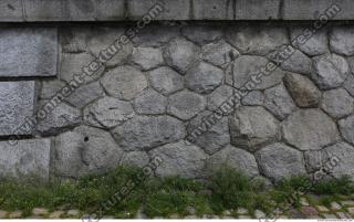 photo texture of wall stones mixed size